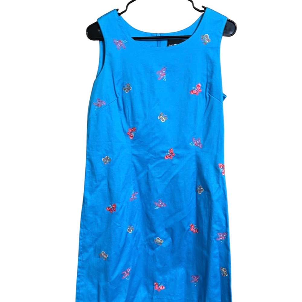 Sag Harbor Embroidered Dress Size 10